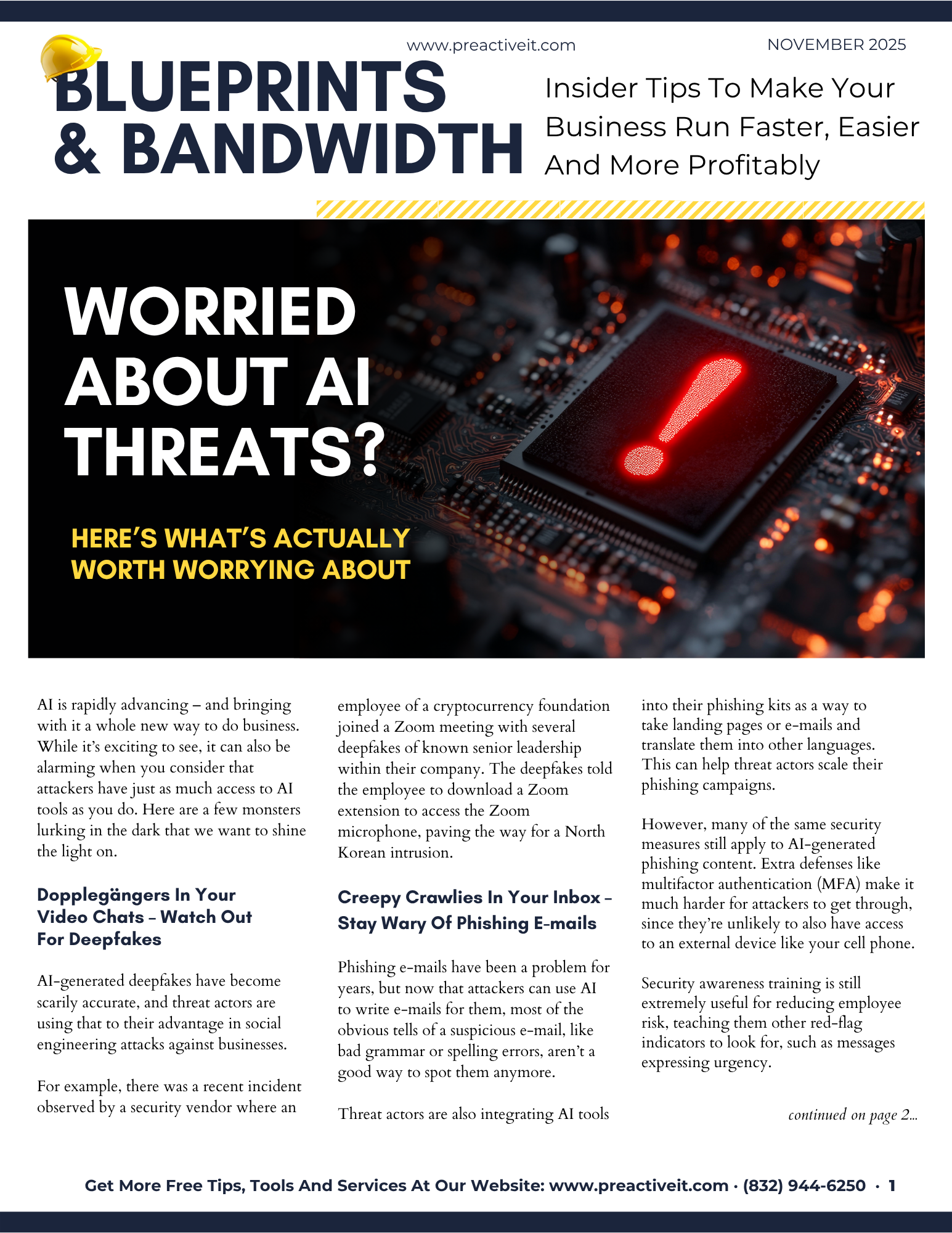 technology newsletter November